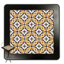 Ver imagem 2 de Mesa Madeira Azulejo 60x60cm - Bistrô Fixa 98cm - Preta - Anos Dourados