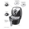 Fritadeira Elétrica Sem Óleo Air Fryer Mondial Family IV AF-30 3,5 Litros 1500W Voltagem:220V - 4