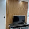 Kit 5 Placas Madeira Painel Ripado Freijó Mdf Autocolante - 2