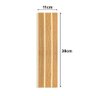 Kit 5 Placas Madeira Painel Ripado Freijó Mdf Autocolante - 4