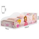 Ver imagem 3 de Cama Infantil Princesa Rosa com Colchão - Rosa
