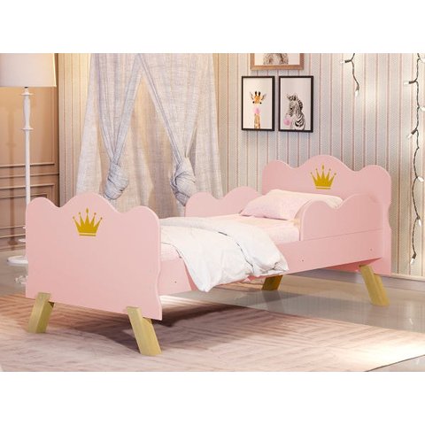 Cama Infantil Realeza Rosa Princesa