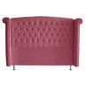 Cabeceira de Cama Box Toquio Casal Queen 160 Cm Suede Rosa Bebê do Lar Móveis e Decoração - 2