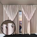 Ver imagem 6 de Cortina Sala e Quarto 8,50x2,80 Tecido Blackout Ana Palha