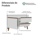 Ver imagem 3 de Balcão de Cozinha com 2 Portas e 1 Gaveta 120 cm Branco Pieta Madesa