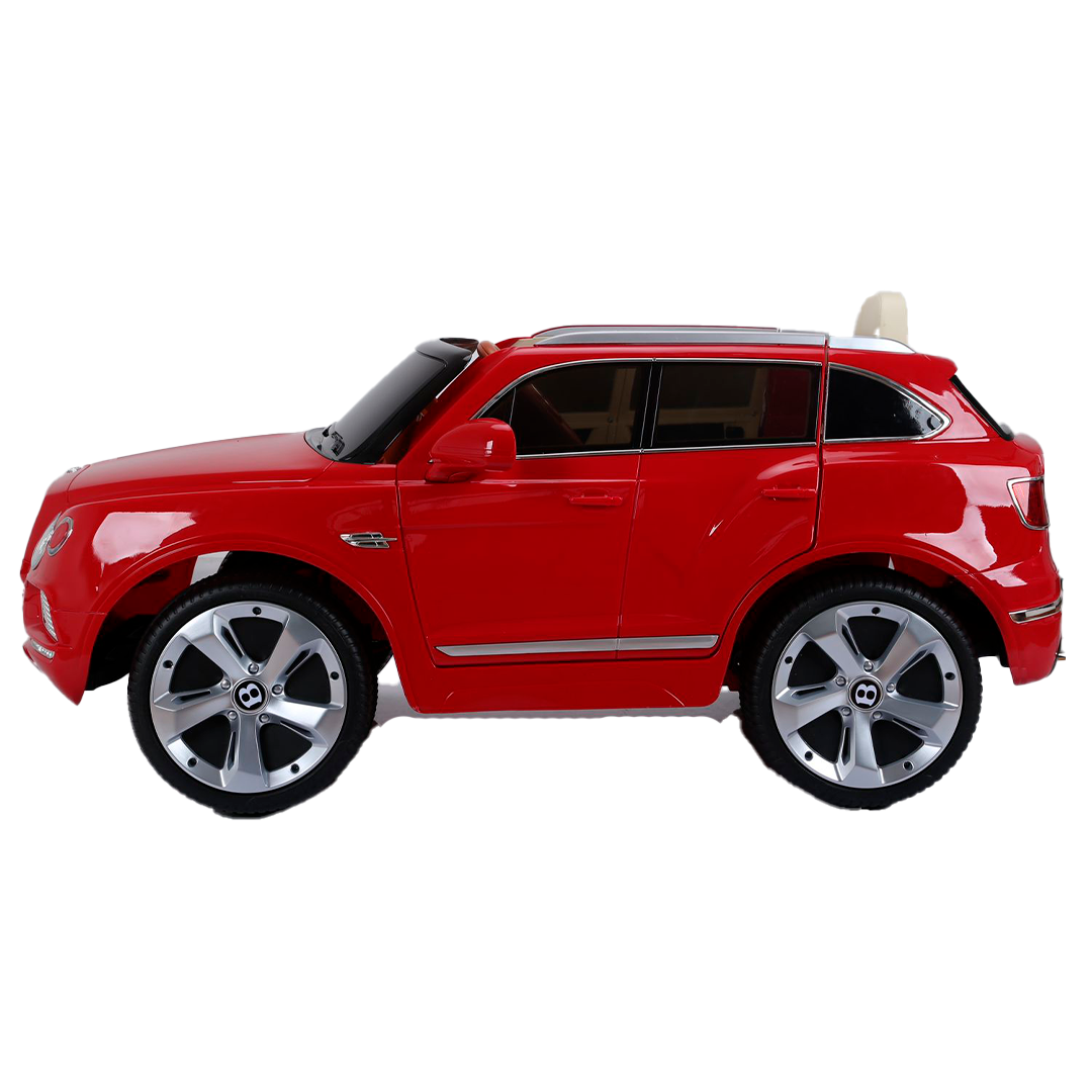 Mini Bentley Bentayga Vermelho Carro Elétrico Infantil A Bateria Para Crianças Motorizado Menino Men - 2