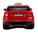 Ver imagem 3 de Mini Bentley Bentayga Vermelho Carro Elétrico Infantil a Bateria para Crianças Motorizado Menino Men