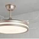 Ver imagem 2 de T&a-14 Ventilador Retrátil com Led Multicor e Controle Bivolt