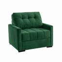 Ver imagem 6 de Sofá Cama 100cm Murilo Uno em Veludo com Pés de Madeira