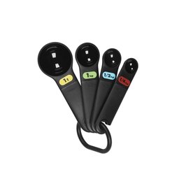Colheres de Plástico Medidor OXO Soft Works 4 Peças Preto - 1