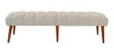 Ver imagem 1 de Recamier Rubi 1,80m Suede Bege - Dominic Decor