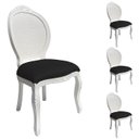 Ver imagem 1 de 4 Cadeira Medalhão Madeira Entalhada com Tela Telinha Palhinha Poltrona Natural Provençal Indiana de