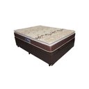 Ver imagem 3 de Cama Base Box com Baú Queen+ Colchão de Espuma D28 Dupla Face - Pillow Top -confort - Anjos:marrom