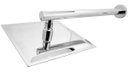 Ver imagem 7 de Ducha Chuveiro  Quadrada Cromado Solar Ou a Gás Inox  Com Braço 30 x 30 Cm