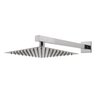 Ducha Chuveiro  Quadrada Cromado Solar Ou a Gás Inox  Com Braço 30 x 30 Cm - 4