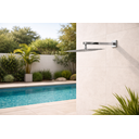 Ver imagem 4 de Ducha Chuveiro  Quadrada Cromado Solar Ou a Gás Inox  Com Braço 30 x 30 Cm