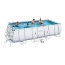 Ver imagem 1 de Piscina Luxo Estrutural Retangular 14.812l Completa 110v Bestway - 110v