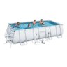 Piscina Luxo Estrutural Retangular 14.812l Completa 110v Bestway - 110v - 1