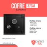 Cofre Eletrônico Para Armas curtas - 37cm Embutir Aprovado EB - RJL037 Cofres RJL RJL037E - 1