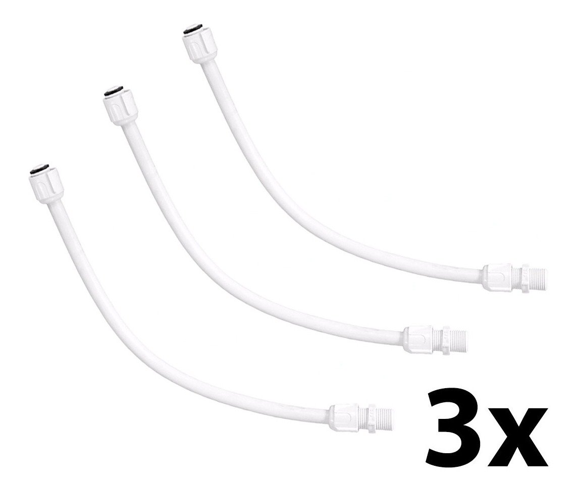 Engate Flexível 1/2 X 60cm Água Fria Pvc Plena Tigre 3 Uni - 1