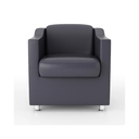 Ver imagem 3 de Kit 10 Poltronas Bia Decorativa Reforçada Recepção Clínica Salão Sala de Estar Courino:cinza