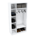 Ver imagem 1 de MODULO CLOSET LOJA OU CASA M98.2021.B (CABIDEIRO) MUNDI MOVEIS
