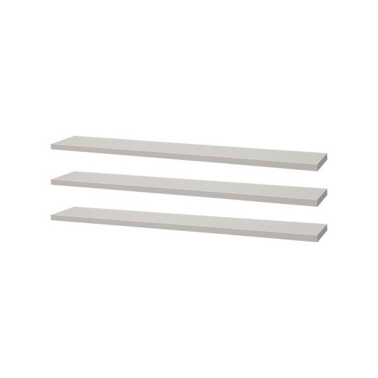 Kit 3 Prateleiras 70 x 15cm Branca Suporte Invisível