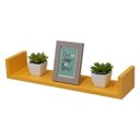 Ver imagem 1 de Prateleira U 70 x 10cm Amarela Suporte Invisível