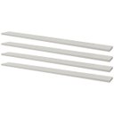 Ver imagem 2 de Kit 4 Prateleiras 100 x 15cm Branca Suporte Invisível