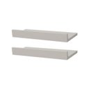 Ver imagem 1 de Kit 2 Prateleiras Porta Quadros 30 x 10cm Branca Suporte Invisível
