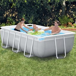Piscina Retangular Estrutural 3.539 Litros com Bomba Filtrante 220v e Escada Intex - 2