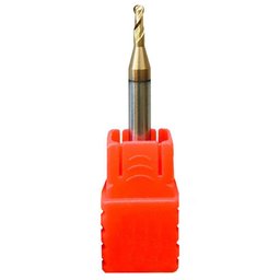 Fresa Topo Esférico Metal Duro 0,6mm - 2 Cortes com 55hrc - 1