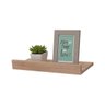 Prateleira Porta Quadros 40 x 10cm Carvalho Suporte Invisível - 2