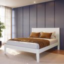 Ver mais imagens de Conjunto Quarto Branco Topázio: Guarda-roupa 12 Portas, Cômoda, Cama Queen e 2 Mesas de Cabeceiras