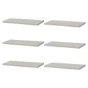 Ver imagem 2 de Kit 6 Prateleiras 50 x 10cm Branca Suporte Invisível