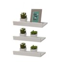 Ver imagem 2 de Kit 3 Prateleiras Porta Quadros 50 x 10cm Branca Suporte Invisível
