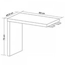 Ver imagem 4 de Mesa de Apoio Branco 006196 - Artany Móveis