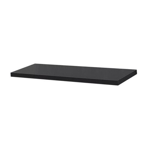 Prateleira 50 x 10cm Preta Suporte Invisível