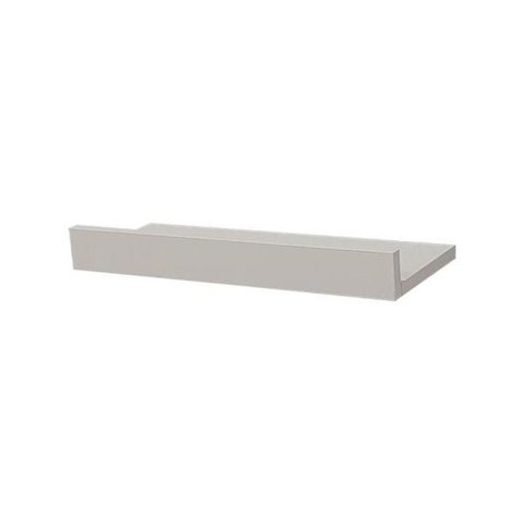 Prateleira Porta Quadros 50 x 15cm Branca Suporte Invisível