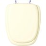 Assento Sanitário Almofadado Monte Carlo Bege Claro para bacia Deca - 1