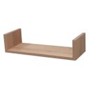 Ver imagem 1 de Prateleira U 50 x 25cm Carvalho Suporte Invisível