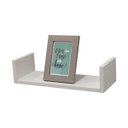 Ver imagem 2 de Prateleira U 50 x 25cm Branca Suporte Invisível