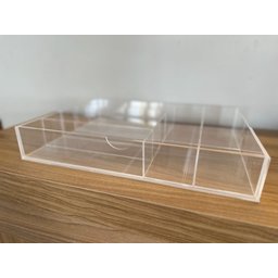 Porta Talher para Gaveta em Acrílico Regulável - 2