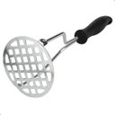 Ver imagem 1 de Amassador de Legumes em Aço Inox com Cabo Preto Ergonômico