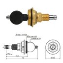 Ver imagem 2 de Reparo de Registro Gaveta Docol 3/4" Acabamento Deca - 281601