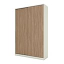 Ver imagem 7 de Guarda-roupa Modulado 158,5cm 2 Portas de Correr Seletto Henn - Areia/jequitibá