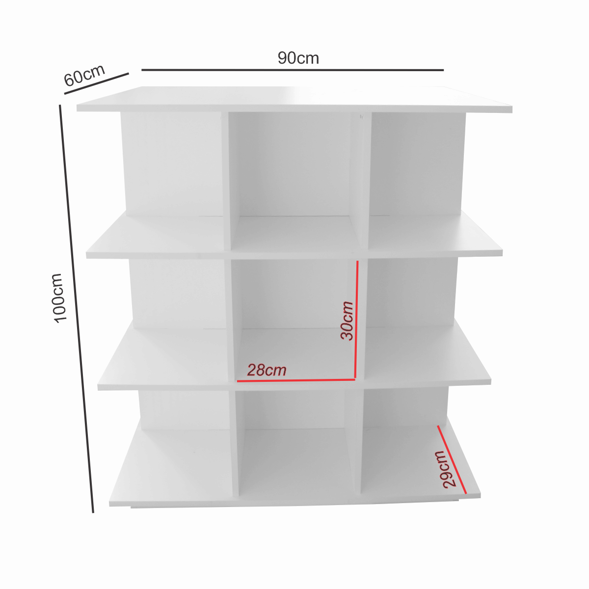 Balcão Central com Nichos para Loja Comércio Modular - Cód. 206 - 6