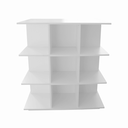 Ver imagem 7 de Balcão Central com Nichos para Loja Comércio Modular Academias Lojas Branco