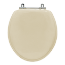 Ver imagem 1 de Assento Sanitário Almofadado Colonial Marfim (Bege Claro) para Vaso Hervy