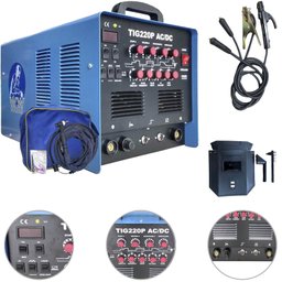 Inversora Tig 220p Alta Frequência Ac/dc Pulsada para Soldar Aço, Inox e Alumínio 220v - 2